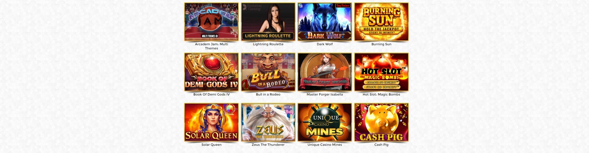 jeux unique casino